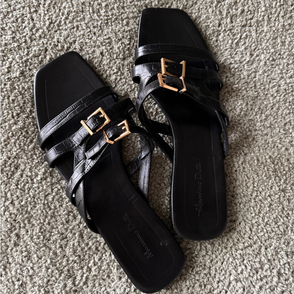 Massimo Dutti leather sandals